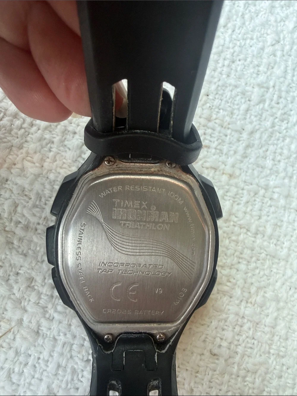 Timex Ironman Digital Watch - Black and Gold Trim
